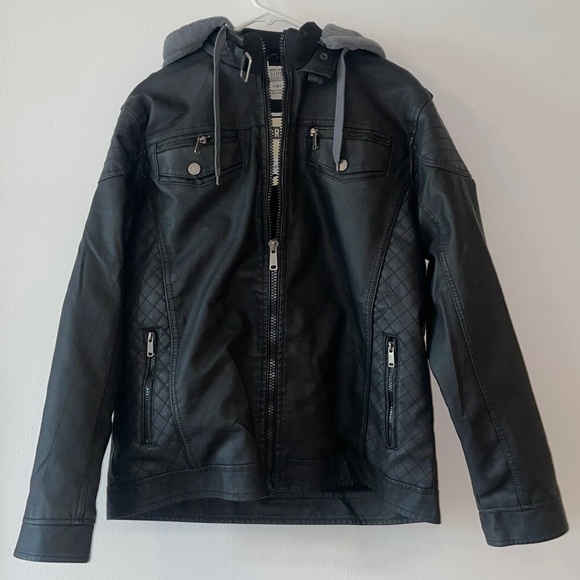 NWT Chor Black Leather Jacket - Picture 2 of 9